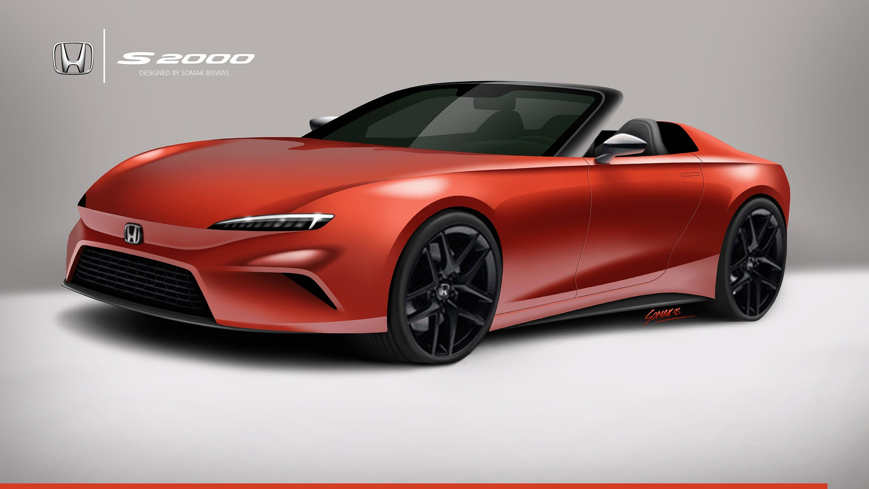 Wallpaper #VPCpfZcBi4JM6agGjh8B130 2024 Honda S2000 Successor Rendered with Futuristic Styling Civic Type