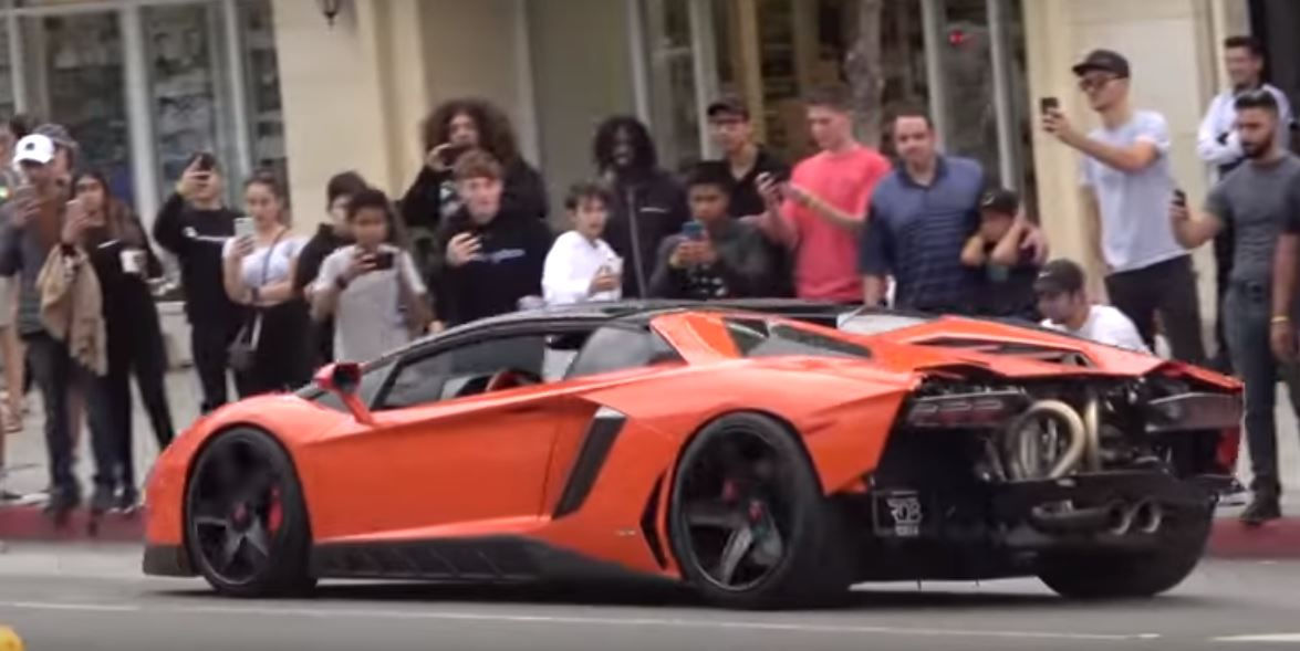 Wallpaper #O7n53ZIBJvJKYCmEmAPR217 Lamborghini Aventador Rear Bumper Delete Shows Up in La Looks Off