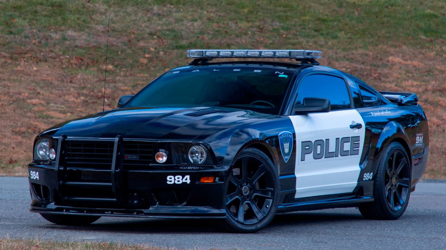 Wallpaper #S7h42JIBJvJKYCmExOg5157 2007 Ford Mustang Saleen S281 in Police Livery is 1 of 3 Ever Made