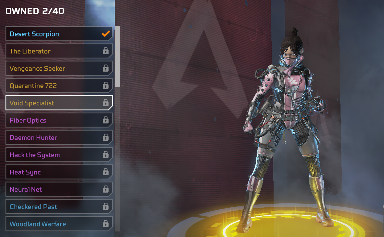 Wallpaper #MHOkgo4BFI5NbQksTRkJ51 Every Wraith Skin in Apex Legends Gameguidehq