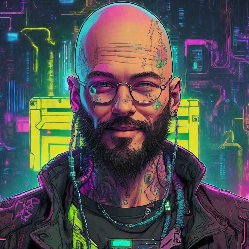Wallpaper #OBrEUZMB1yWOL4qg_4Kl208 Neuromancer Character HD Case Cyberpunk Plugged in T Openart