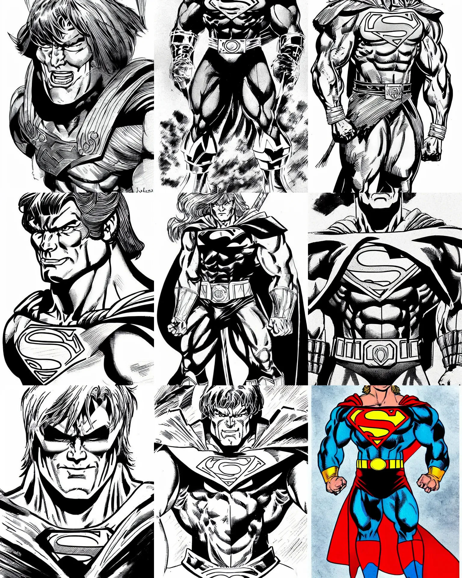 Wallpaper #xGdJ95IBSpphPi3-d4V597 He Man Jim Lee Flat Ink Sketch by Jim Lee Face Stable