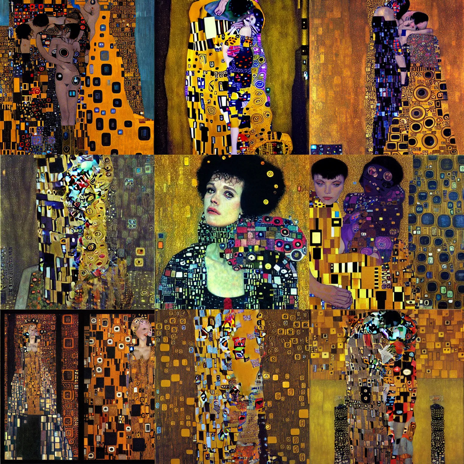 Wallpaper #N2er-5IBSpphPi3-ZJXN232 Cyberpunk Art by Gustav Klimt Stable Diffusion Openart