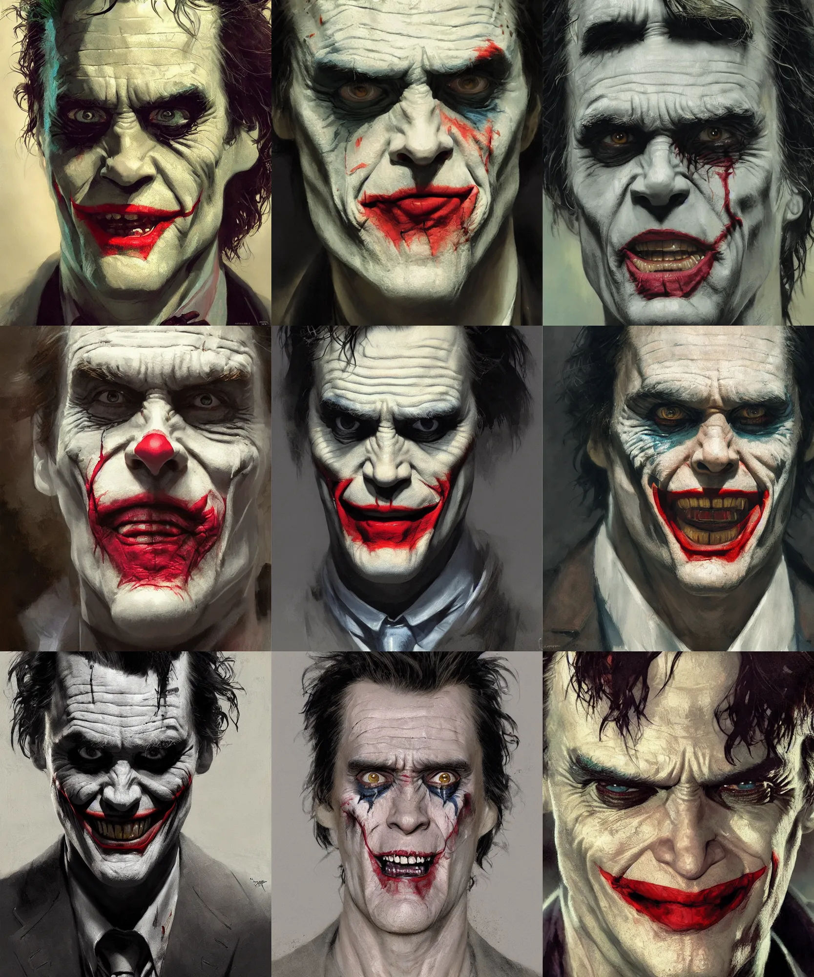 Wallpaper #-zHGNZMB5zzyi_yYrFfG15 Jim Carrey as the Joker Painted by Craig Mullins and Stable Diffusion