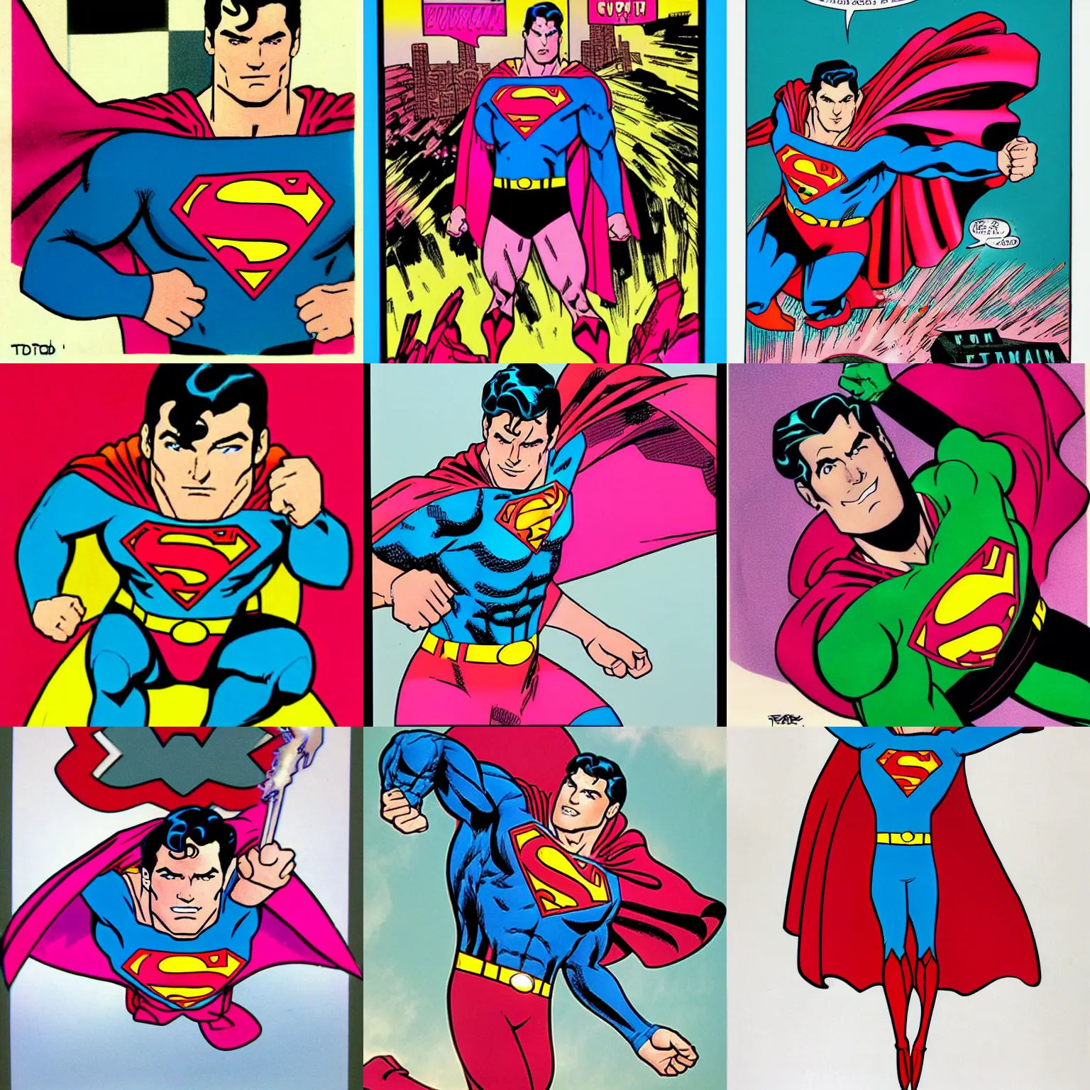 Wallpaper #VjGYNZMB5zzyi_yY0Ffk5 Superman with Pink Kryptonite by Todd Mcfarlane Stable Diffusion