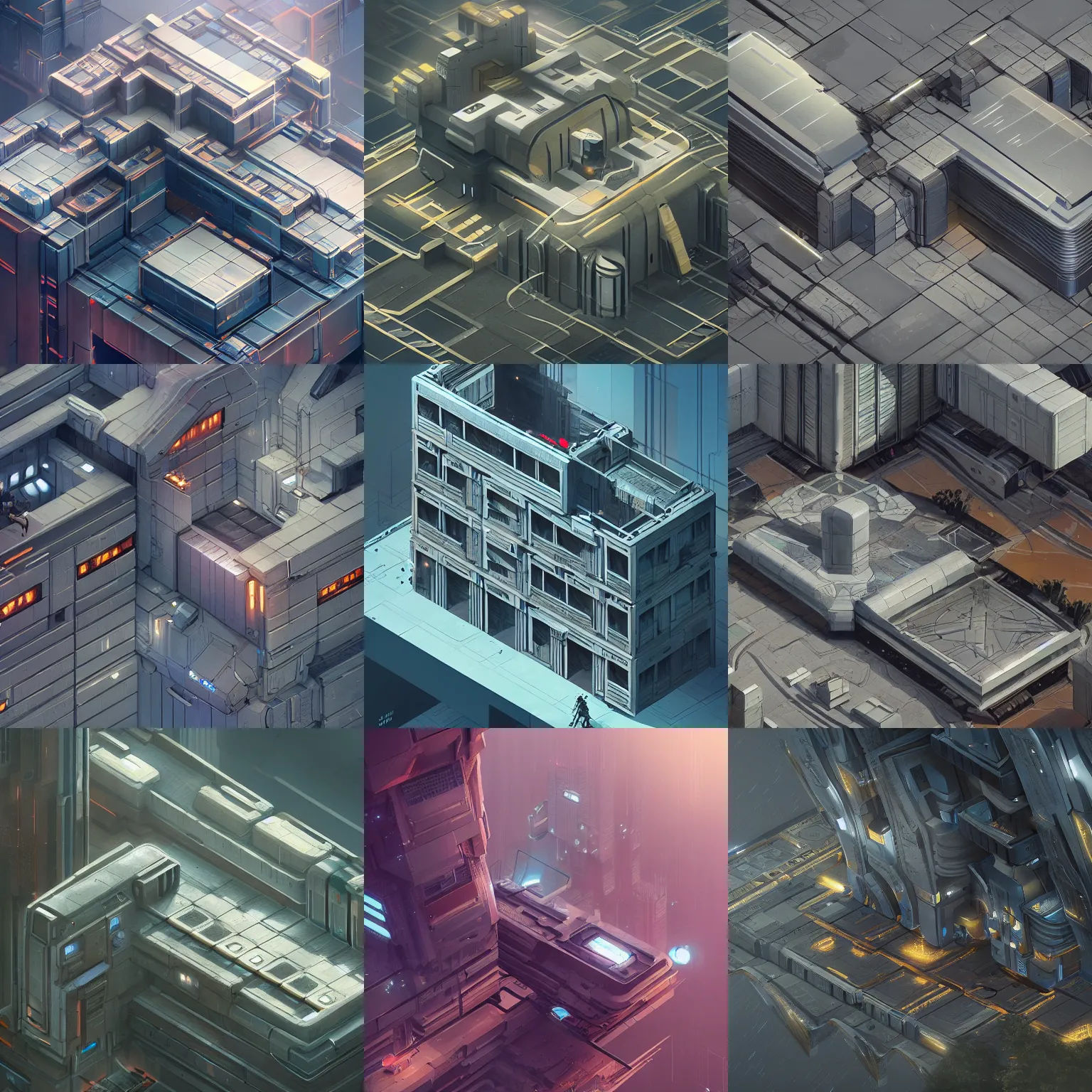 Wallpaper #e85BJZMB71dOy6JZeRN797 Sci Fi Building Concept Art