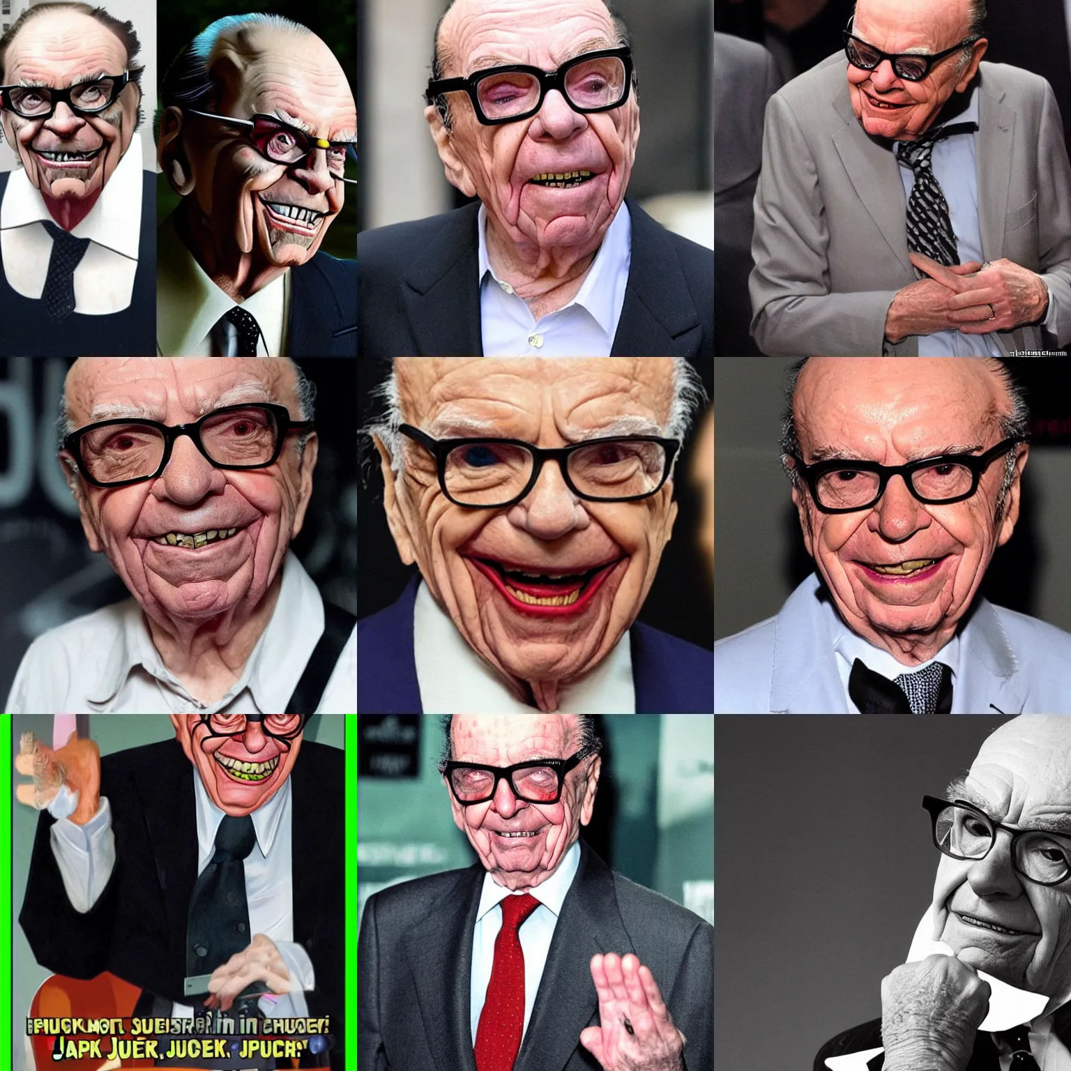 Wallpaper #Le-HTJMBMN-XEVvVXz7D204 Rupert Murdoch as Jack Nicholsons Joker Stable Diffusion Openart