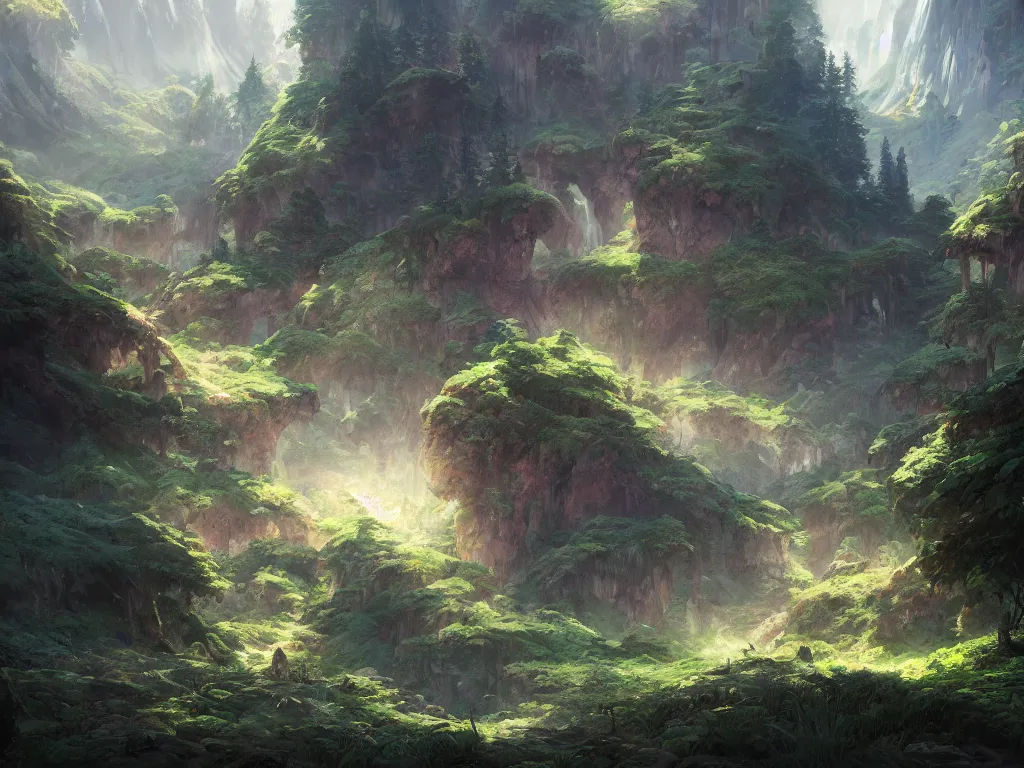 Wallpaper #s2eP7pIBSpphPi3-AF0991 Craig Mullins and Ghibli Digital Illustration of the Stable Diffusion