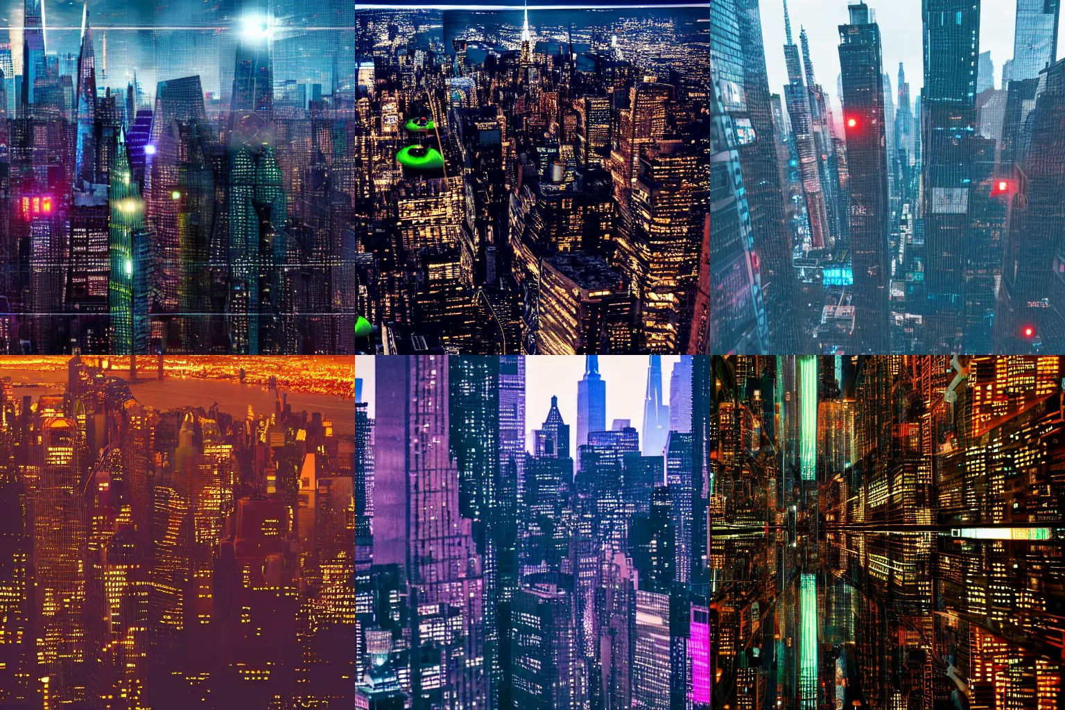 Wallpaper #ImfT-JIBSpphPi3-wItD141 Ufos Taking Over Cyberpunk New York City 8 K Stable Diffusion Openart