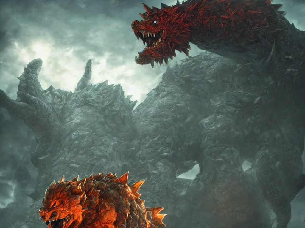 Wallpaper #8c6vJZMB71dOy6JZMRQu18 Kaiju Bowser Roaring into the Sky Muscular Arms Stable Diffusion