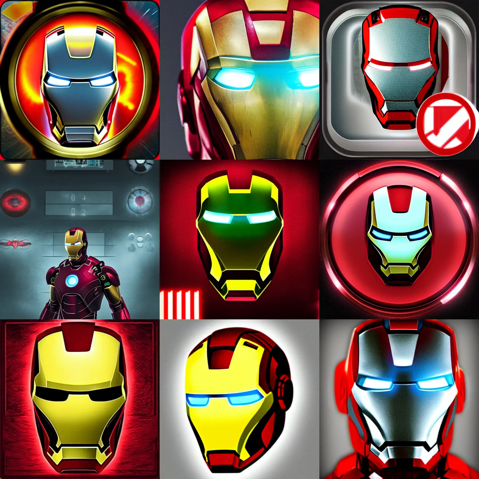 Wallpaper #1WfB-JIBSpphPi3-ior0145 Iron Man Face Outline