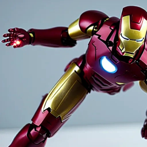 Wallpaper #-bkg3pIBJvJKYCmEzgMB88 Iron Man Action Figure 4K Realistic Photo Stable Diffusion Openart