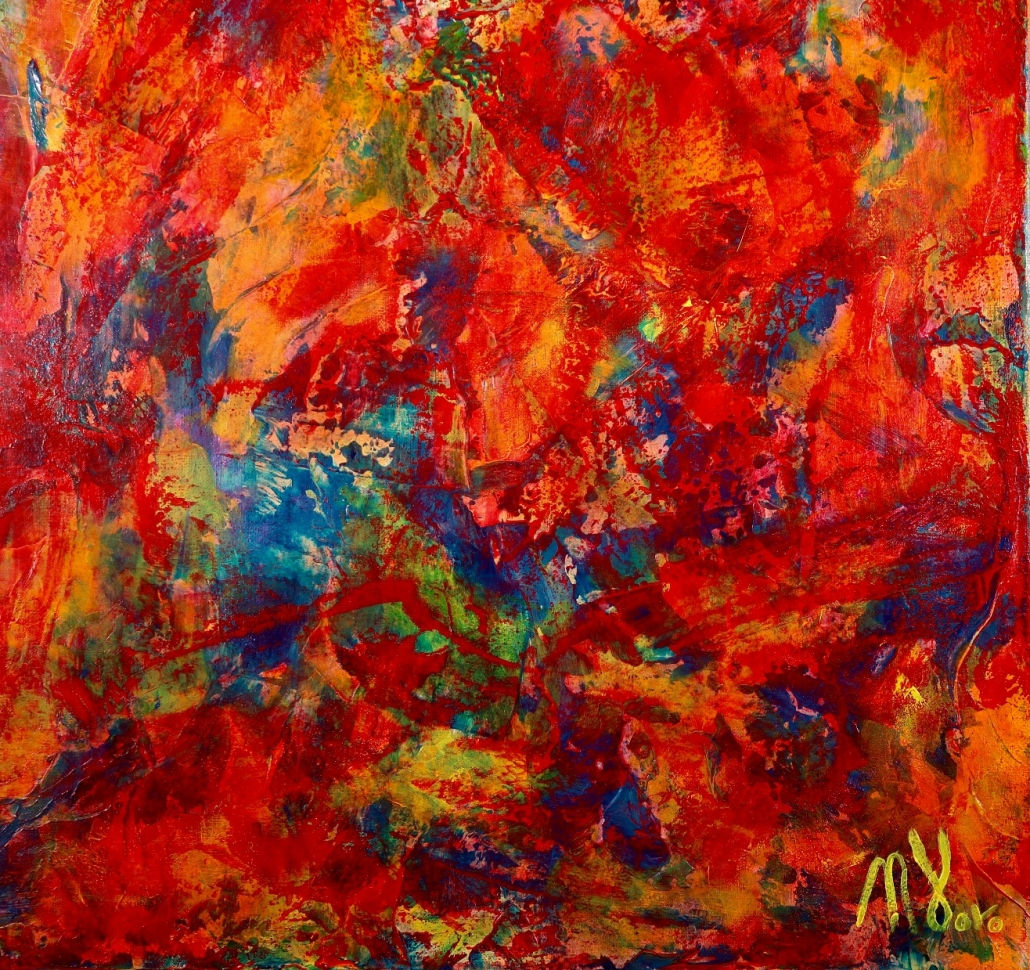 Wallpaper #r2fTEJMBSpphPi3-HPTq232 Sold Red Forest Abstract by Nestor Toro Abstract Art Nestor Toro