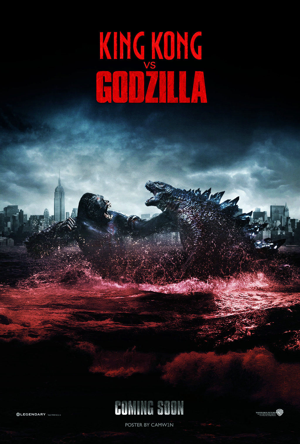 Wallpaper #1u_fTJMBMN-XEVvVqz4773 King Kong vs Godzilla 2020 Fan Poster 1 by Camw1n on Deviantart