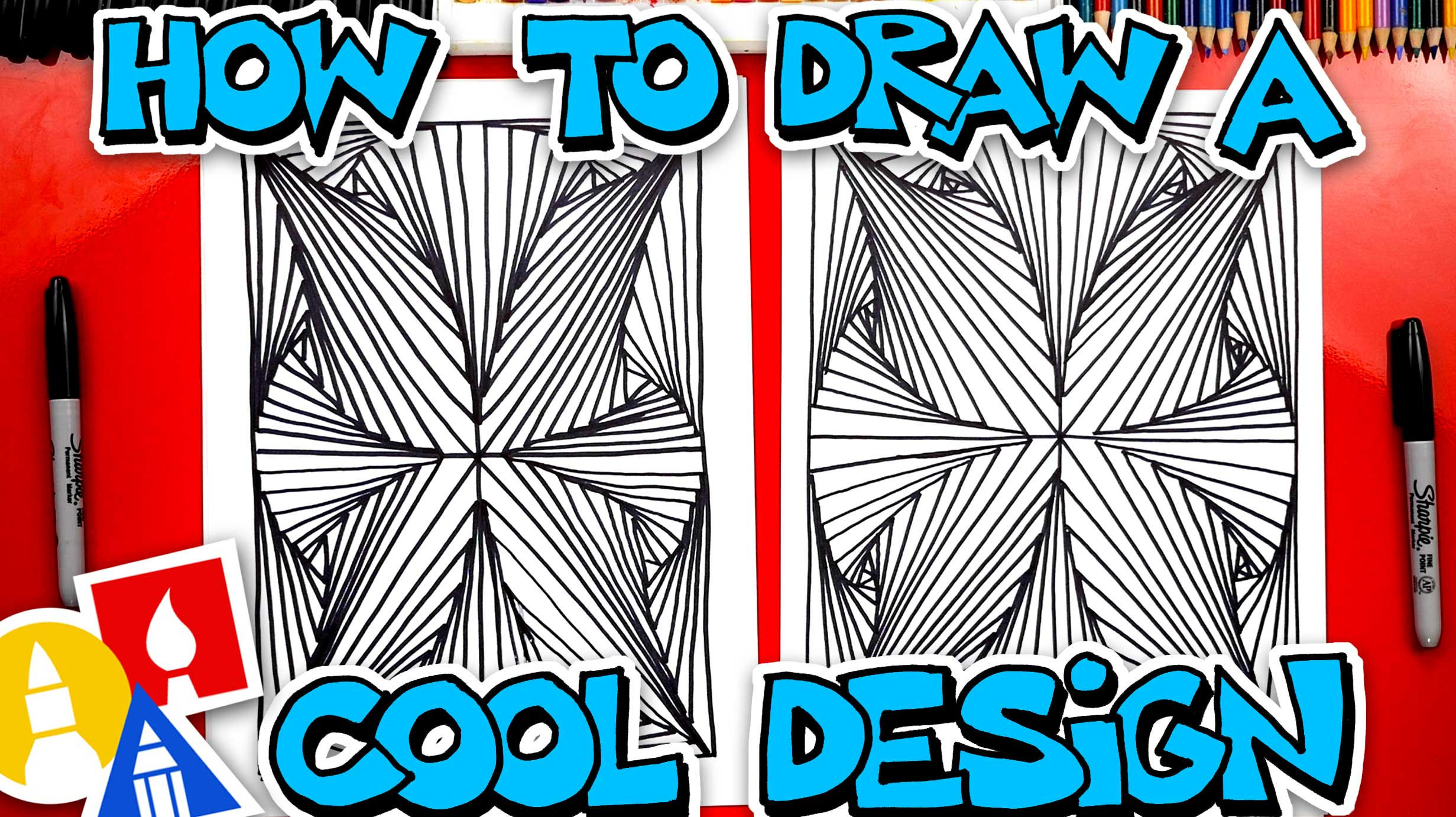 Wallpaper #9R0YLZMBlOZrFDOkn87x265 How to Draw a 3D Abstract Design Art for Kids Hub