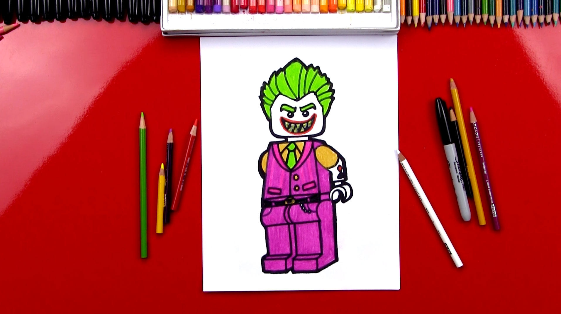 Wallpaper #nsYHM5MBVgN6TXj6WnfQ13 How to Draw Lego Joker Art for Kids Hub