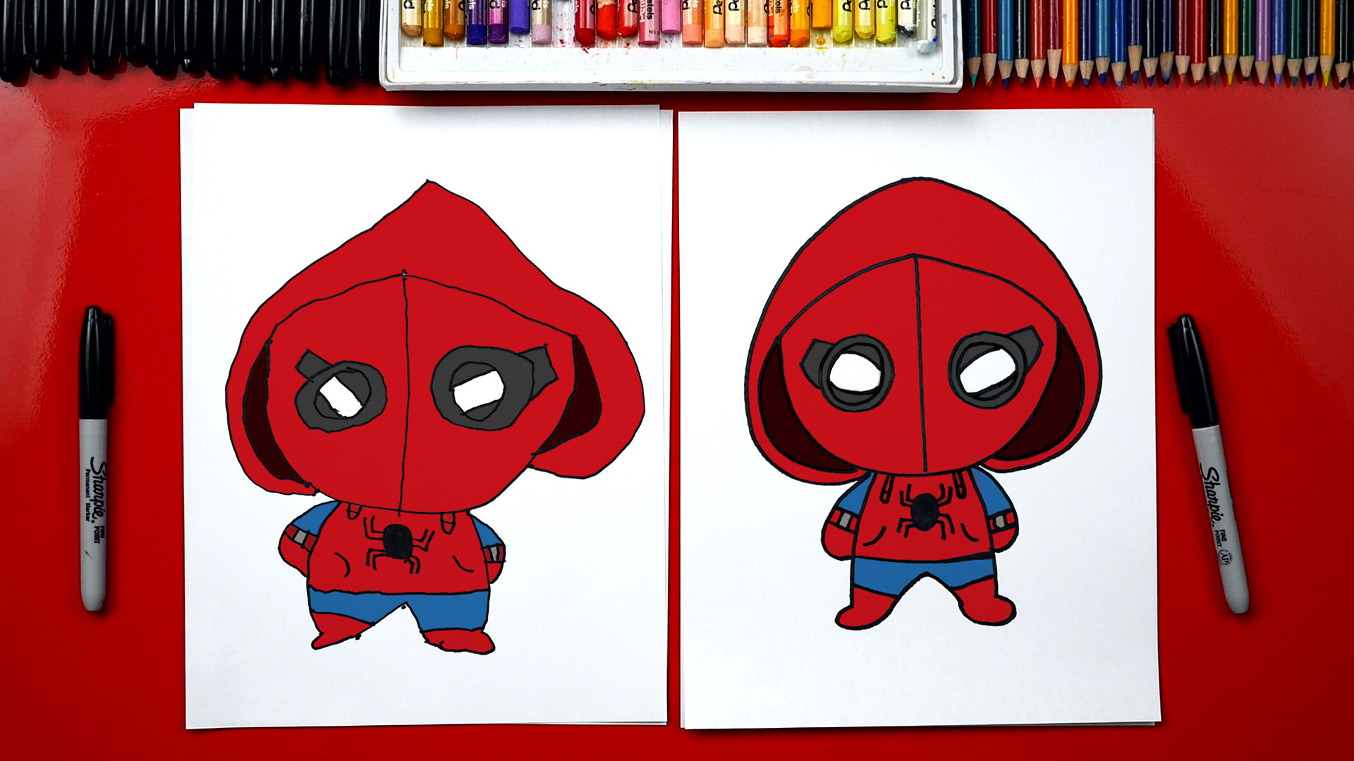 Wallpaper #zKVqOJMBVBiSkHCarY0Y135 How to Draw a Chibi Spider Man Really Easy Drawing Tutorial Porn Sex