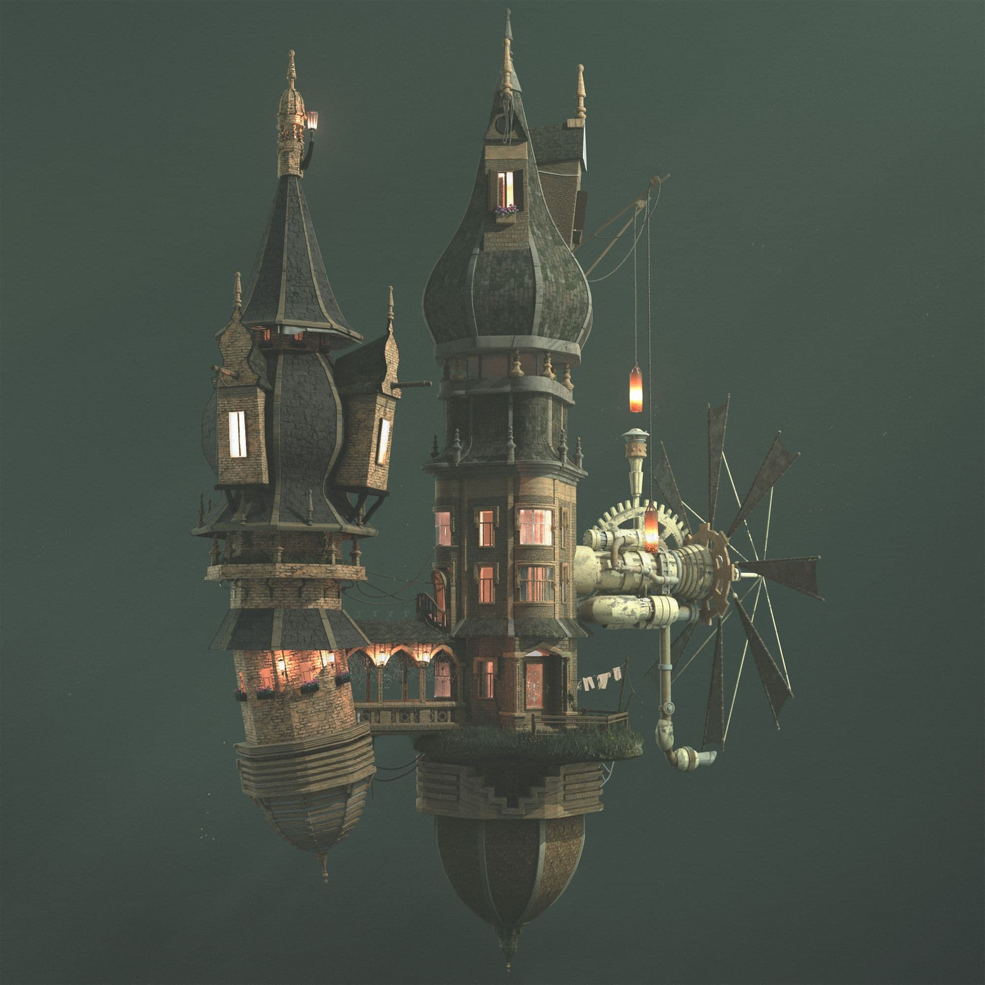 Wallpaper #FWcrDpMBSpphPi3-Remc4 Make Your Own Steampunk House in 3D
