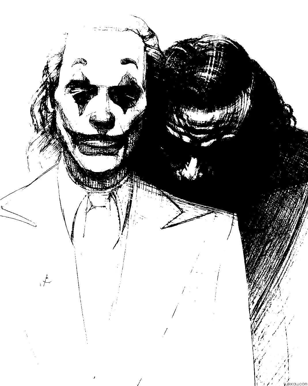 Wallpaper #XLxwO5MBMDFIMcjNxH-H222 Mini the Joker Coloring Page Turkau