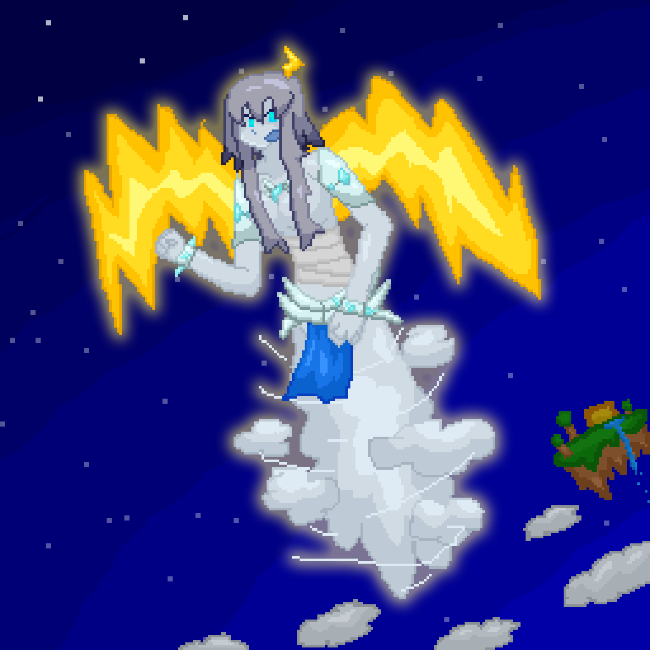 Wallpaper #vGdSEJMBSpphPi3-yPIf51 Tempestia the Storm Elemental by Starryoceantreader on Newgrounds