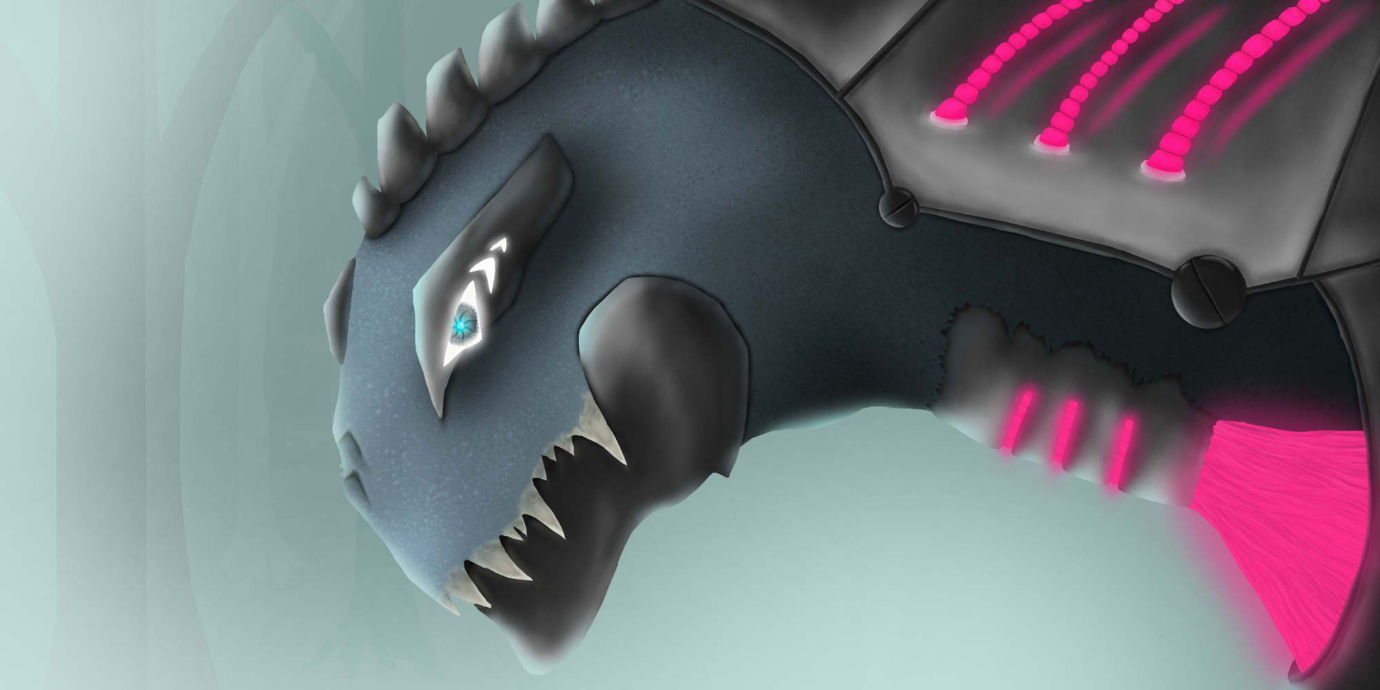 Wallpaper #2f-aZ5MB3lSXT3zUluJX198 Cybernetic Monster by Deveon on Newgrounds
