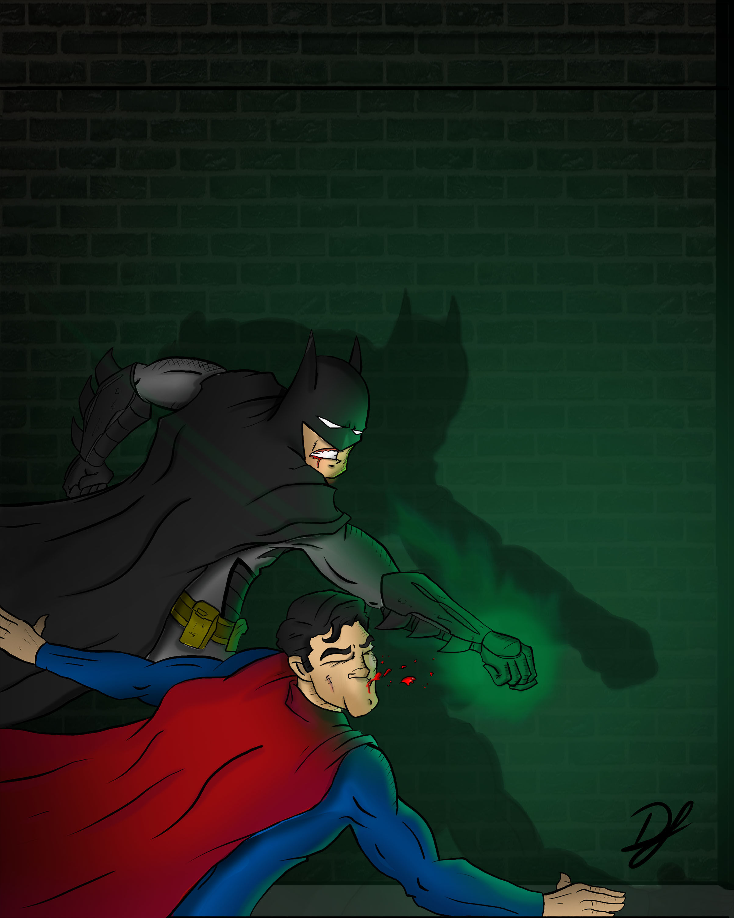 Wallpaper #jBe2PpMBPLD5_VENueA3308 Batman vs Superman by Daviddino95 on Newgrounds