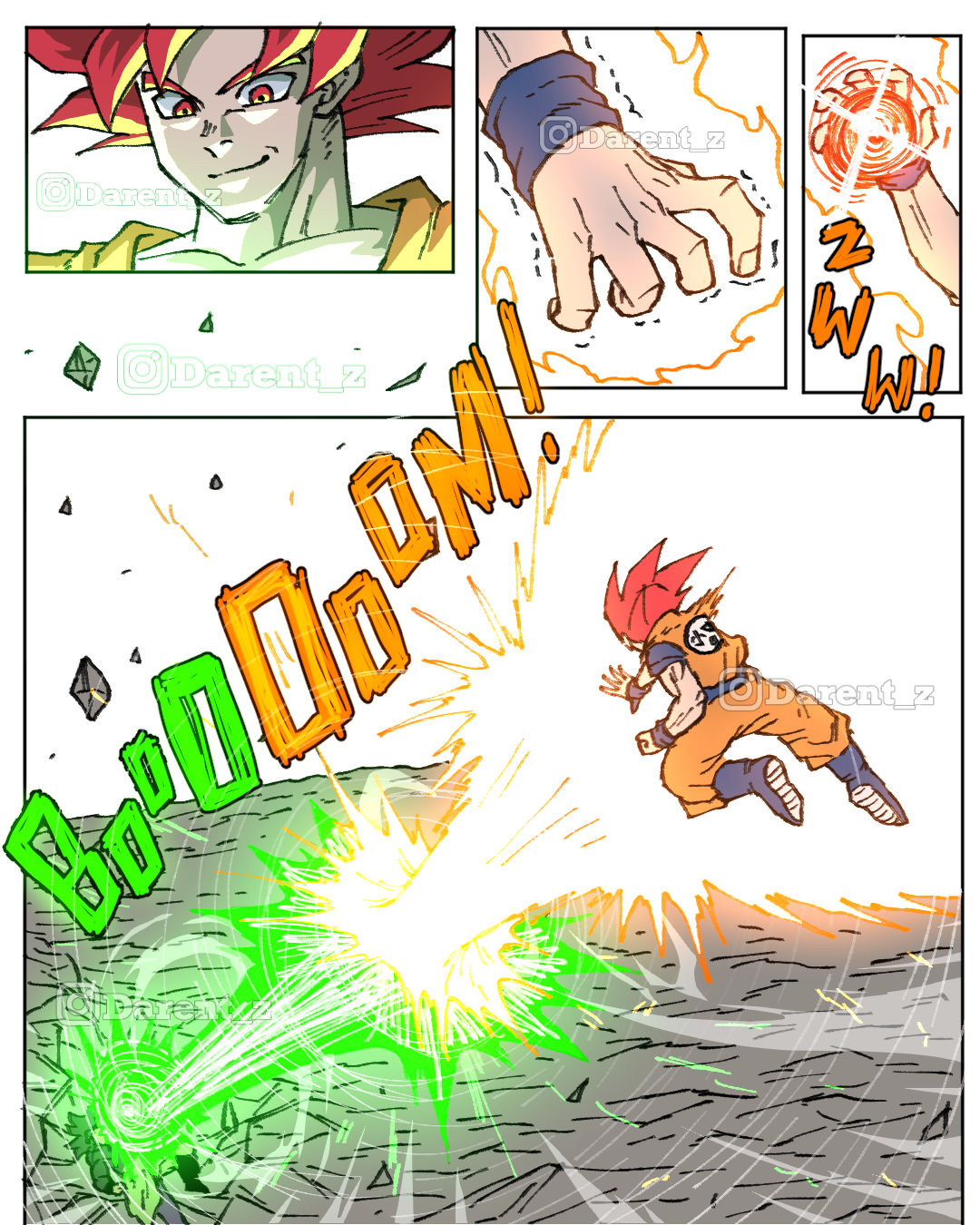 Wallpaper #gqVFOJMBVBiSkHCaoo0k462 Goku vs Ben 10 Comic 1010 to Be Continued by Darent Z on Newgrounds