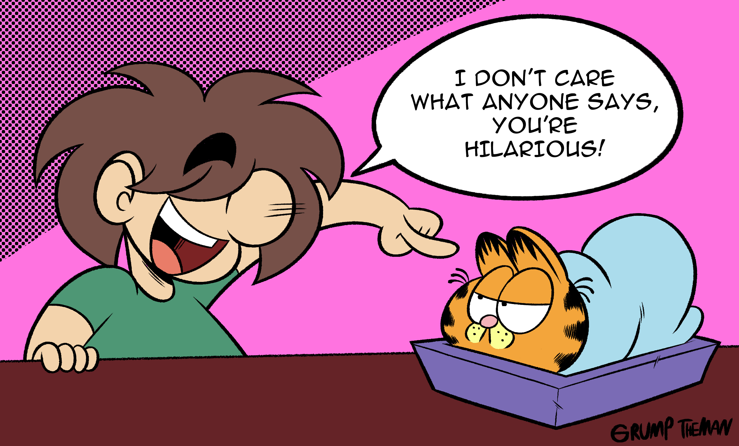 Wallpaper #JGdaBZMBSpphPi3-gLxf164 Tom Meets Garfield by Onemanshowoff on Newgrounds