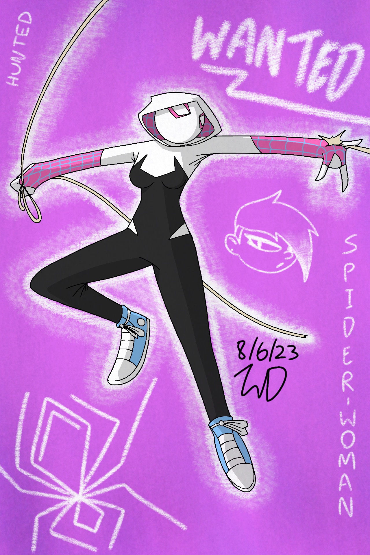 Wallpaper #R_S4OZMBKFX8bn3rxndT238 Spider Gwen by Gamewarsstudios on Newgrounds