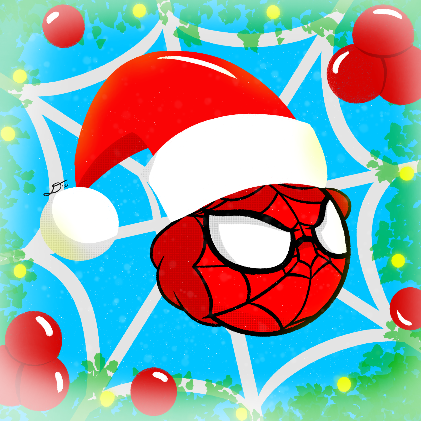 Wallpaper #vDGxNZMB5zzyi_yYmFdh23 Merry Spider Mas by V1deopuns Jpg on Newgrounds