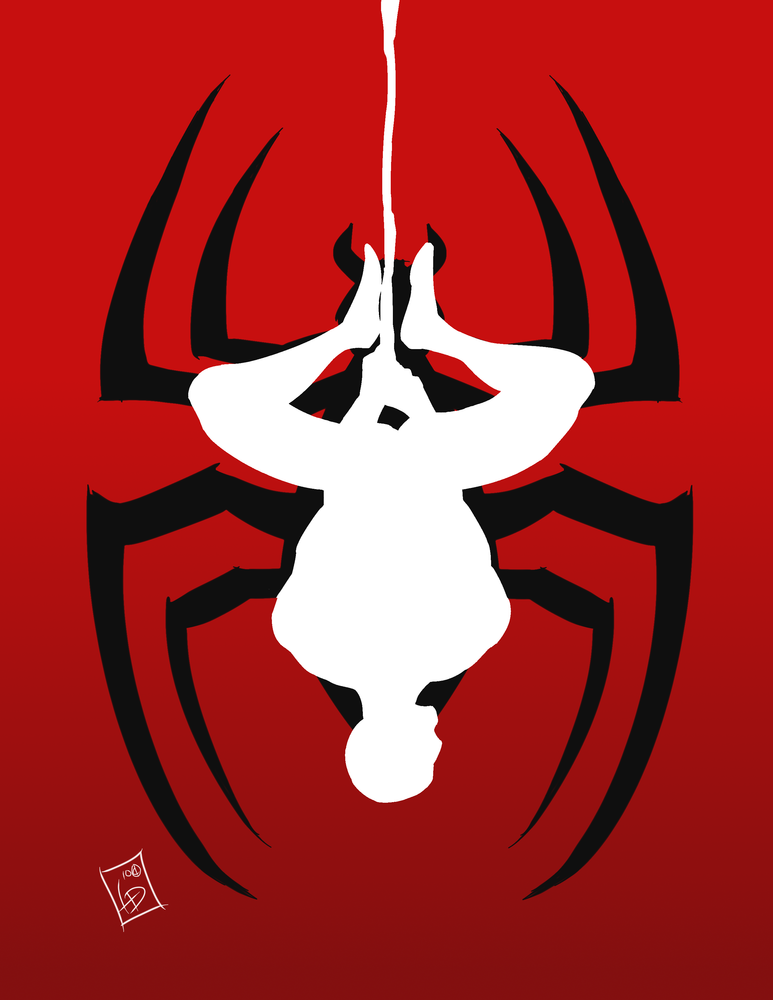 Wallpaper #be81TZMBMN-XEVvVUz--37 Spiderman Reverse Silhouette by Lucasdimension on Newgrounds