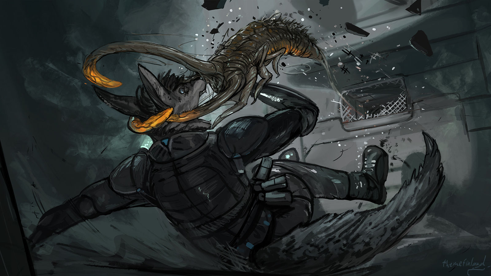 Wallpaper #8miAIJMBSpphPi3-mS3Z220 Derelict Ship Commission by Themefinland on Newgrounds