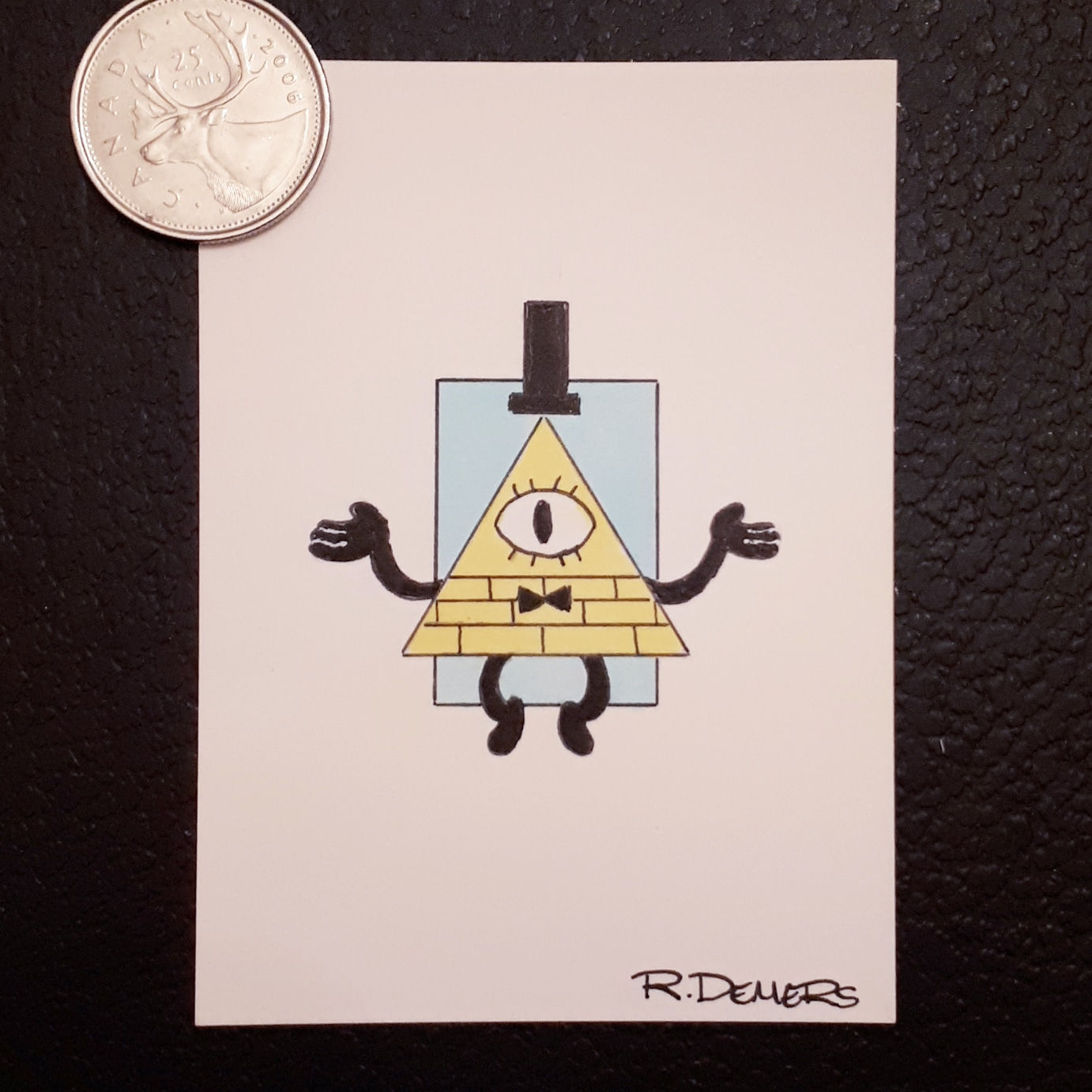 Wallpaper #yGeGApMBSpphPi3-qq-c276 Mini Bill Cipher by Robdemersart on Newgrounds