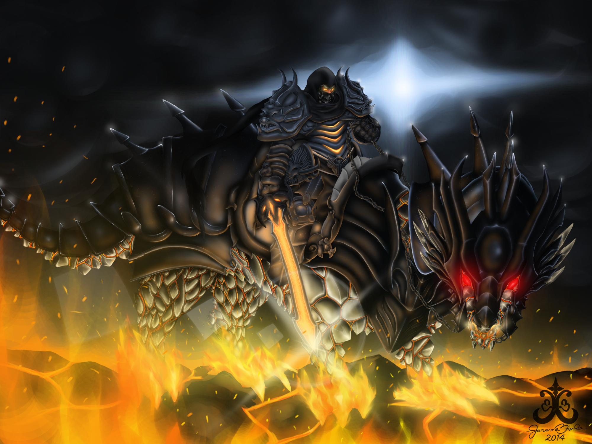 Wallpaper #5XfXJ5MB-pgBXx60OqfB266 Chaos Knight by Sealtale on Newgrounds