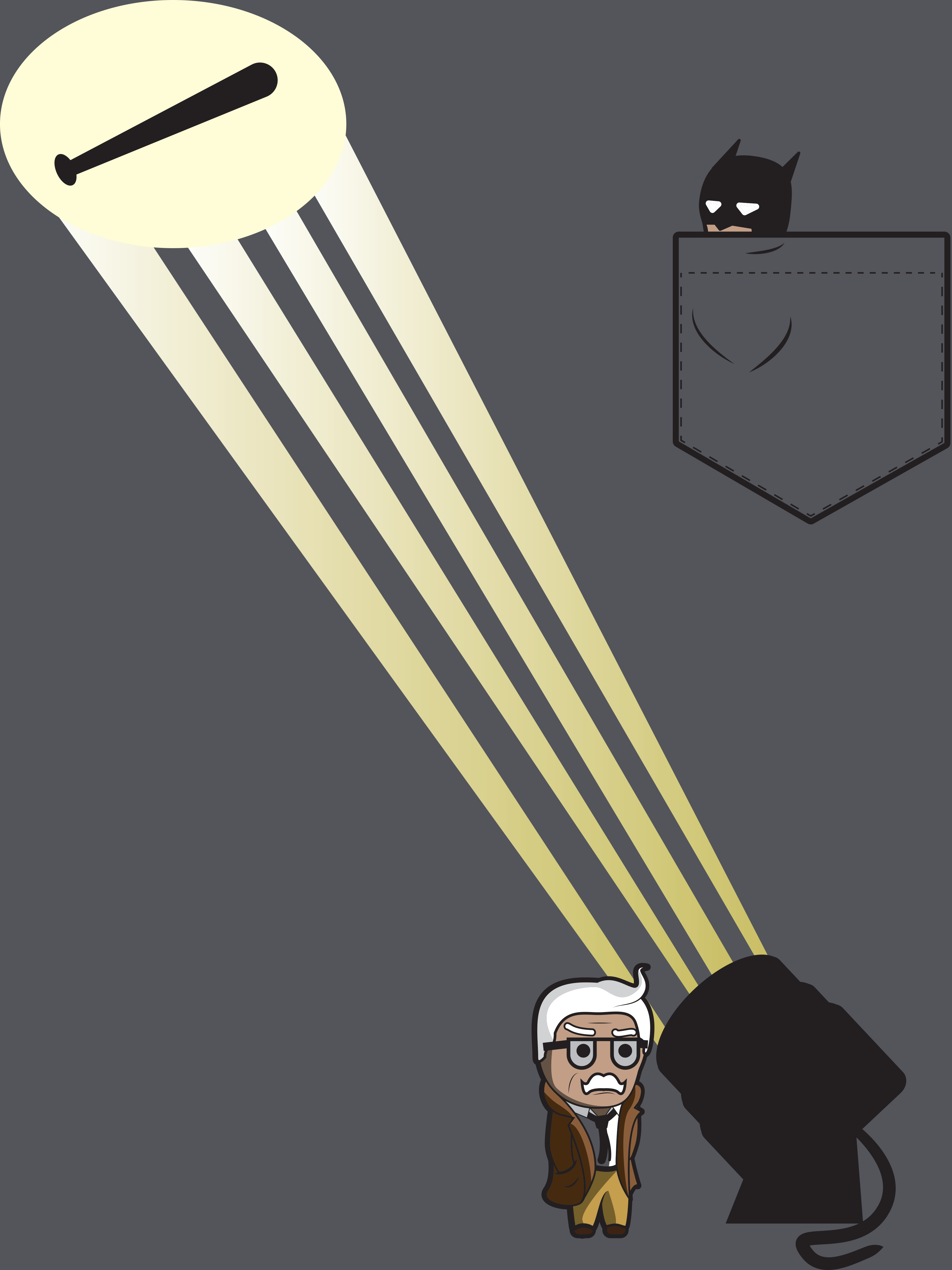 Wallpaper #KWf9_JIBSpphPi3-HZrD278 Chibi Batman Pocket Tee by Grim Gate on Newgrounds