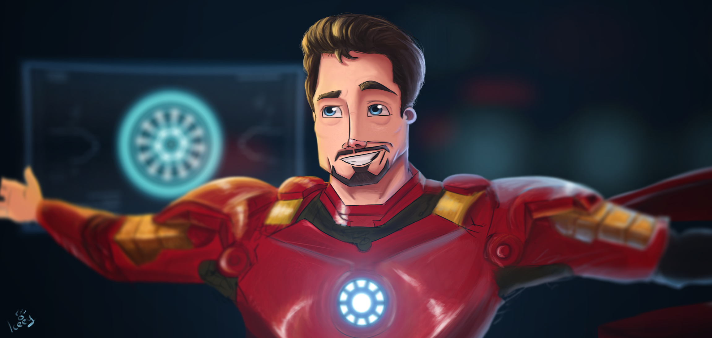 Wallpaper #LaWWOJMBVBiSkHCaEo7C341 Tony Stark by Iceey23 on Newgrounds