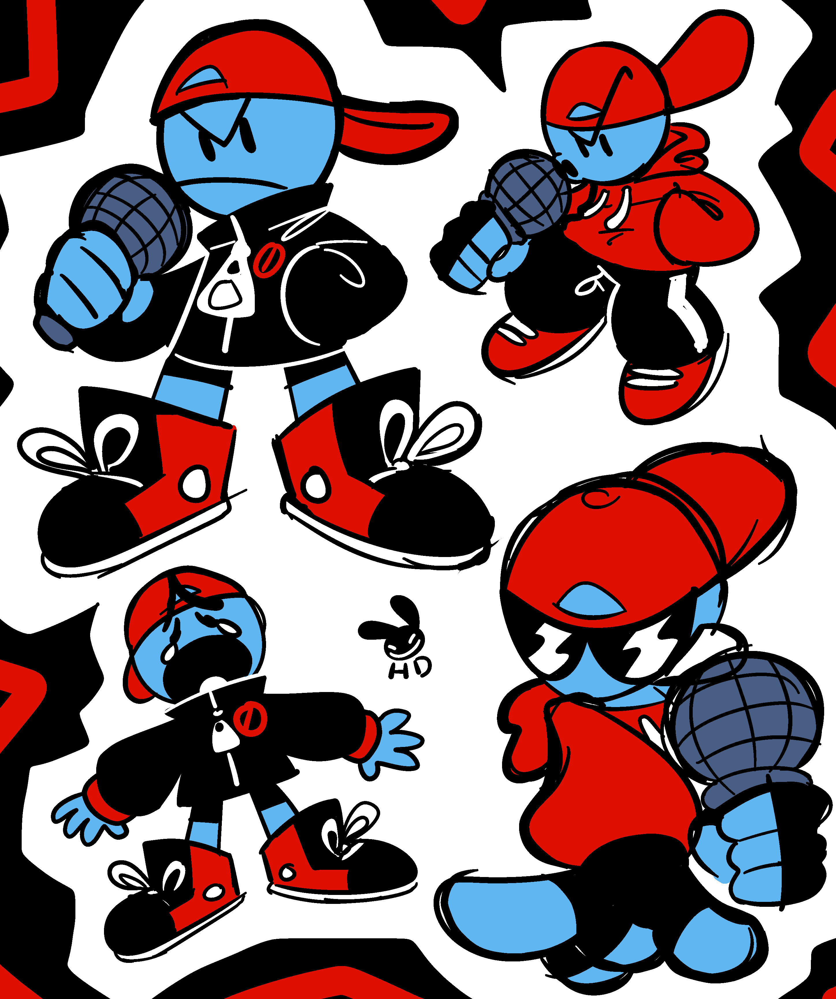 Wallpaper #FgCJ644BSdW8dNourhJS29 Fnf Minus Boyfriend Concept Designs by Haredevilhare on Newgrounds