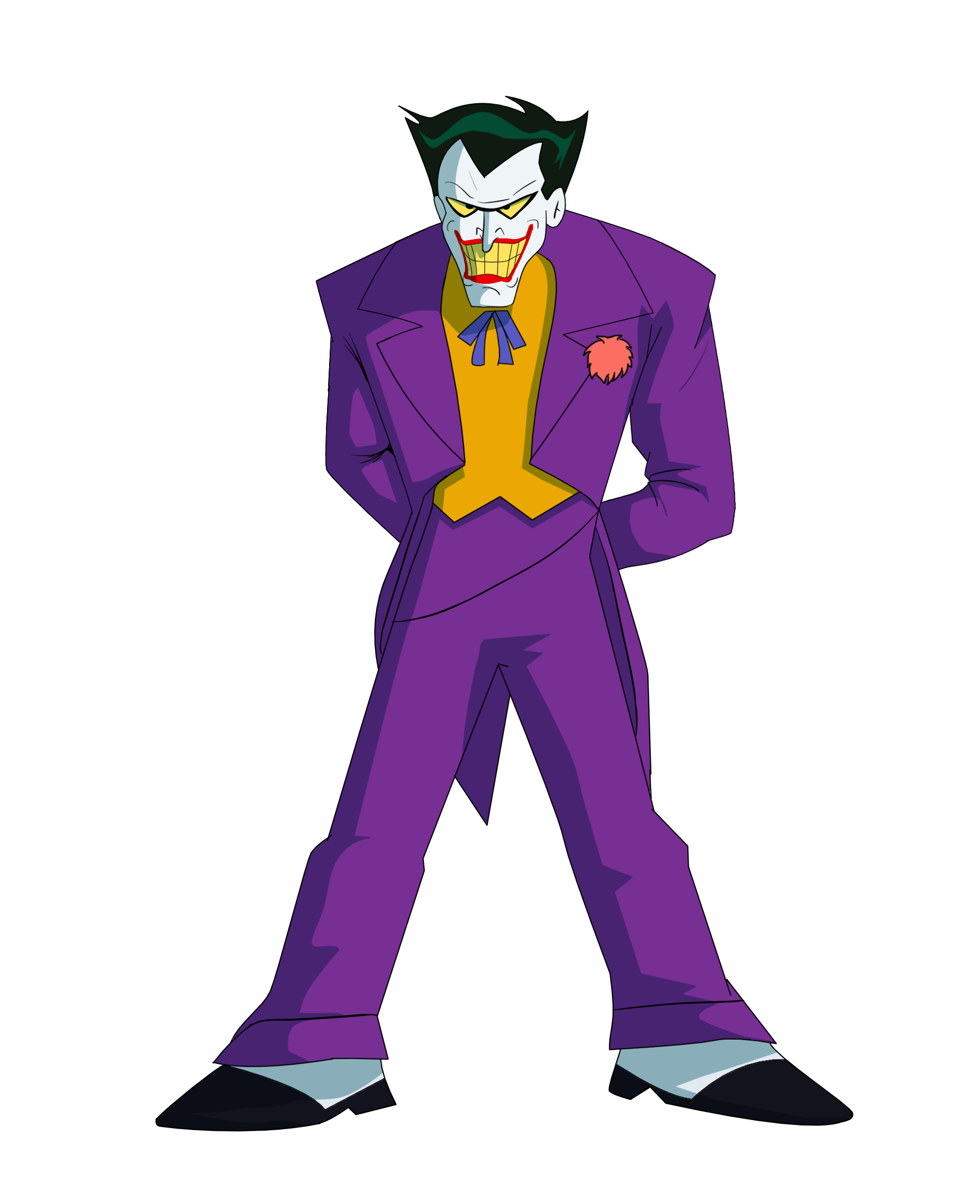 Wallpaper #CLgd3ZIBJvJKYCmEBv_x257 The Joker 90s Animate Series Version by Theuraniumcore on Newgrounds