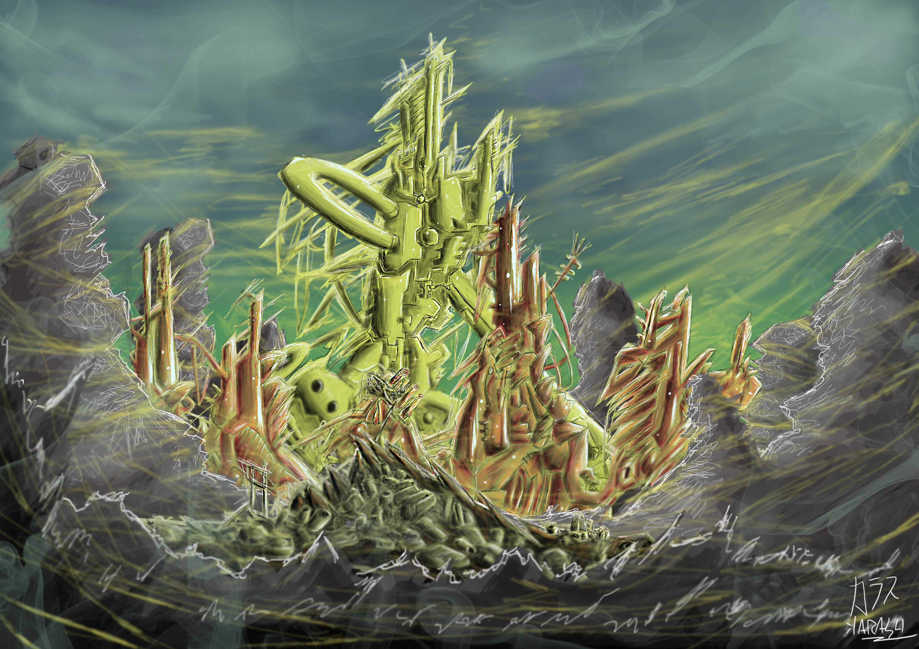 Wallpaper #3WgGIJMBSpphPi3-UCyv471 Dystopian Abandoned by Devokarasu on Newgrounds