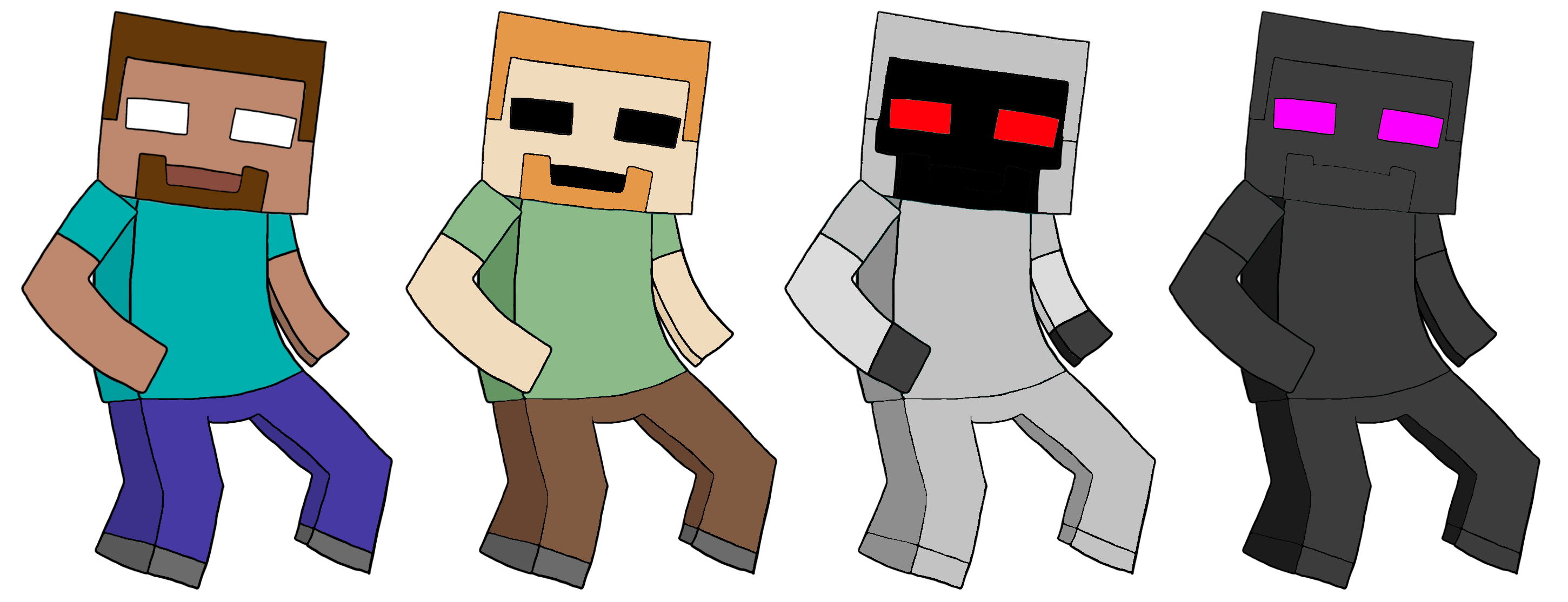 Wallpaper #a2coCpMBSpphPi3-tNPo290 Herobrine by Cacky0077 on Newgrounds
