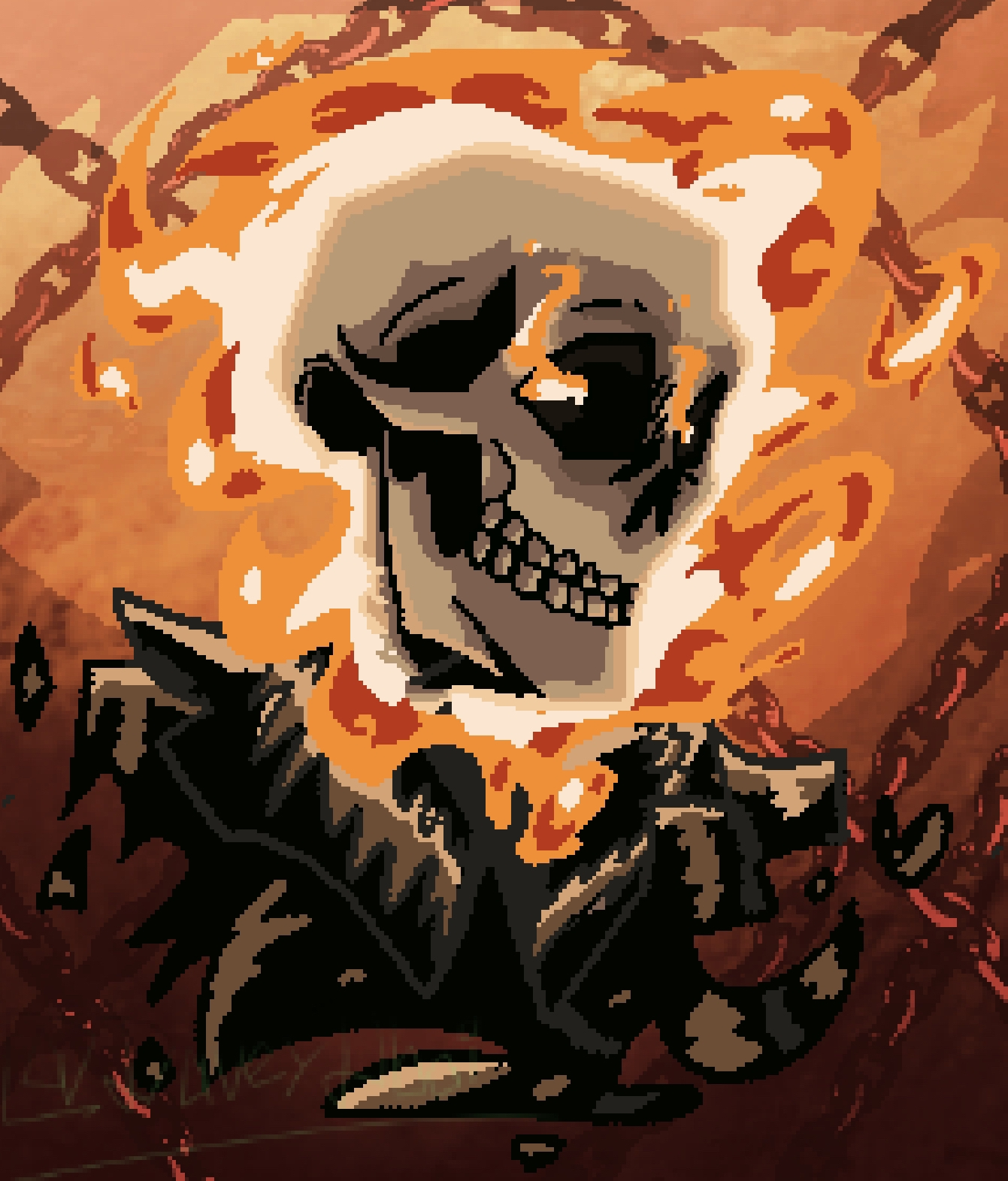 Wallpaper #4_QTOpMBKFX8bn3r23cf339 Ghost Rider by Daveydboi on Newgrounds