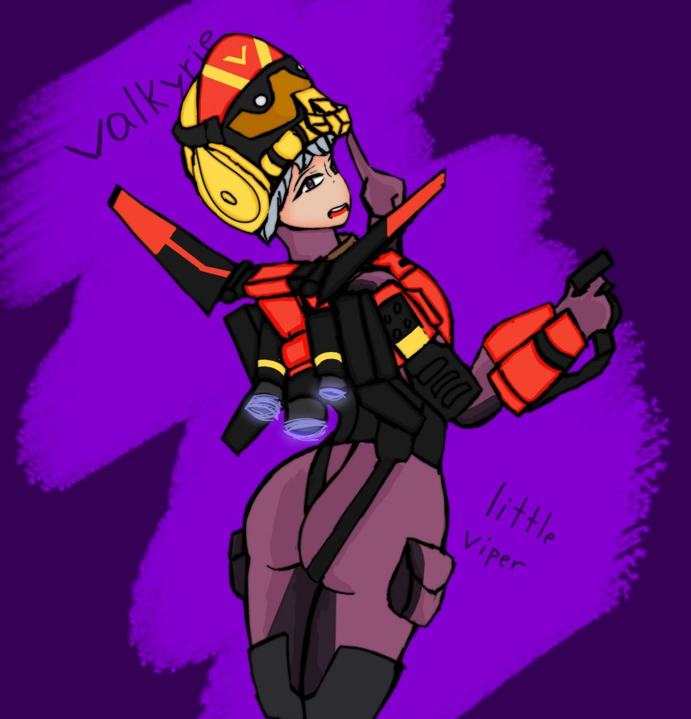 Wallpaper #d_DjfZcBi4JM6agGLR_P11 Valkyrie Fanart by Crossoverentity on Newgrounds
