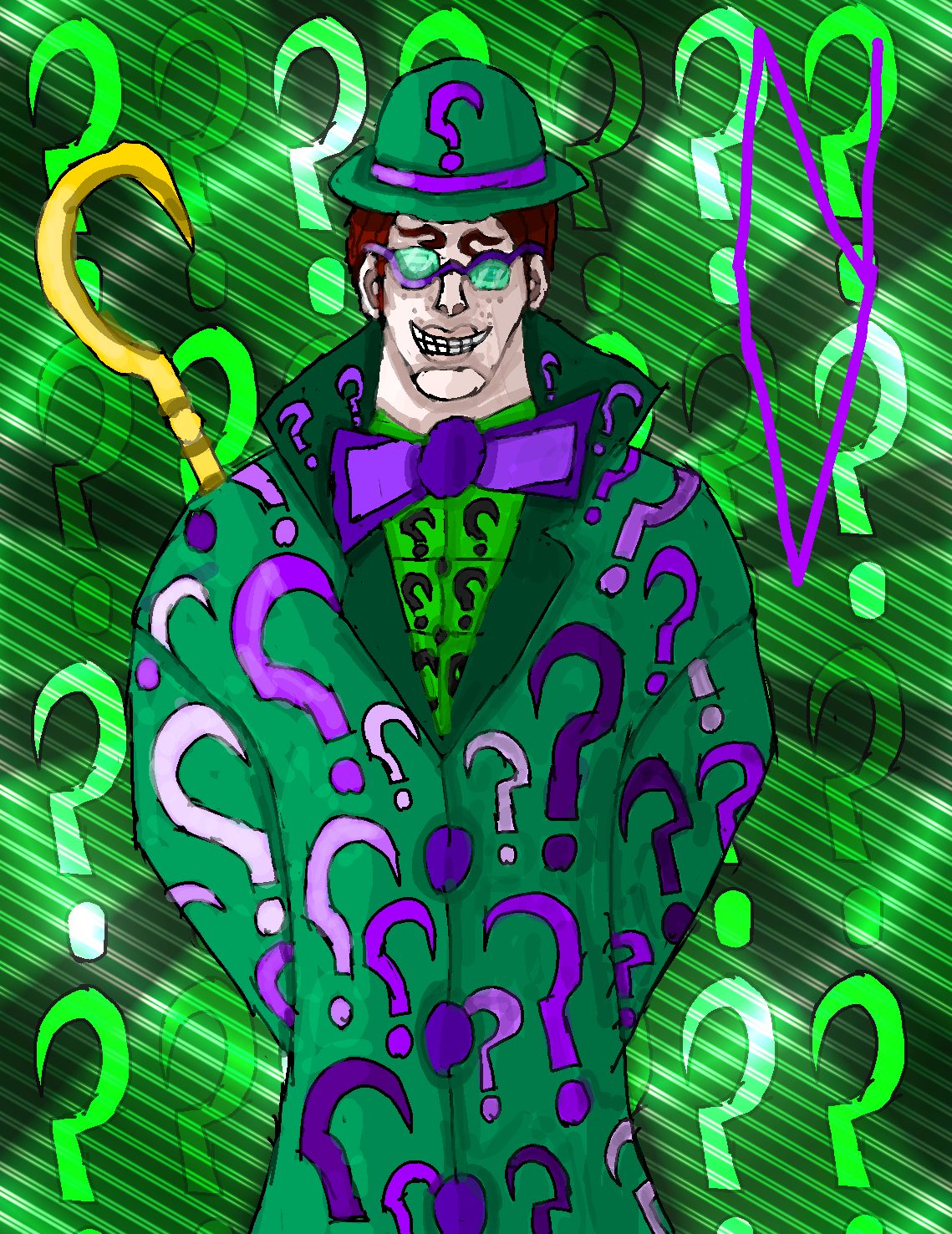 Wallpaper #Cf_SapMB3lSXT3zUreez100 My Riddler Art by Neighborhood Villian on Newgrounds