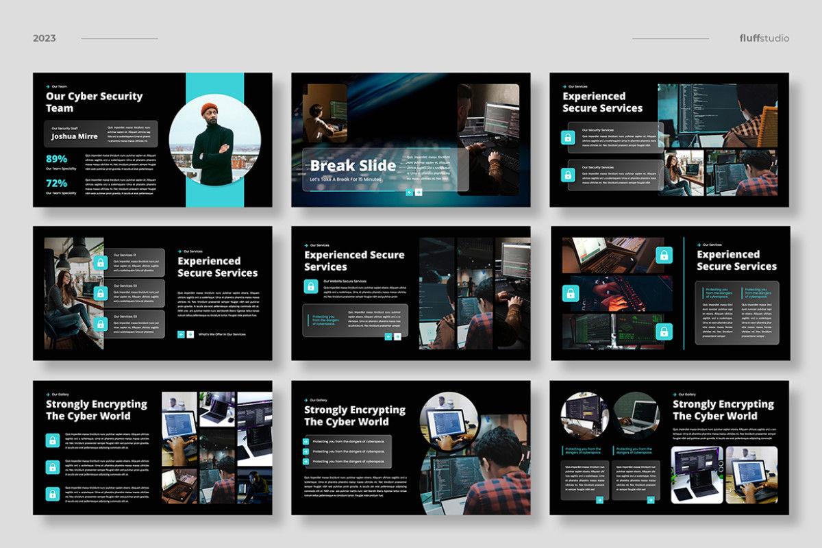 Wallpaper #gGdm8pIBSpphPi3-YnBU83 Cyber Security Powerpoint Template Nulivo Market