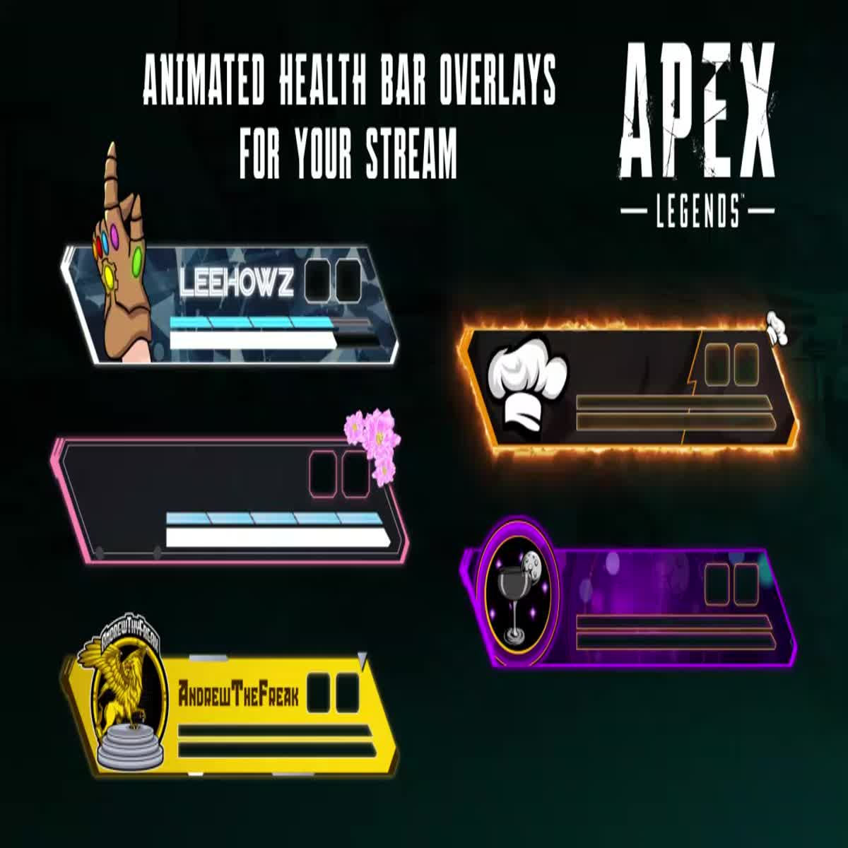 Wallpaper #r0DaL5MBJhL2WPba574_178 Apex Legends Twitch Panels Loloverlay