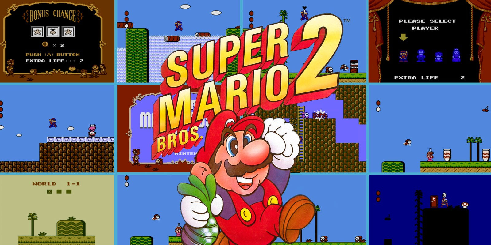Wallpaper #M2dF-JIBSpphPi3-p4kM239 Super Mario Bros 2 Nes Giochi Nintendo