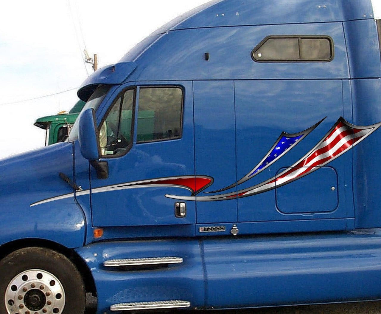 Wallpaper #rbg73JIBJvJKYCmEZfqB14 American Flag Truck Graphics USA Flag Semi Decals American Graphic