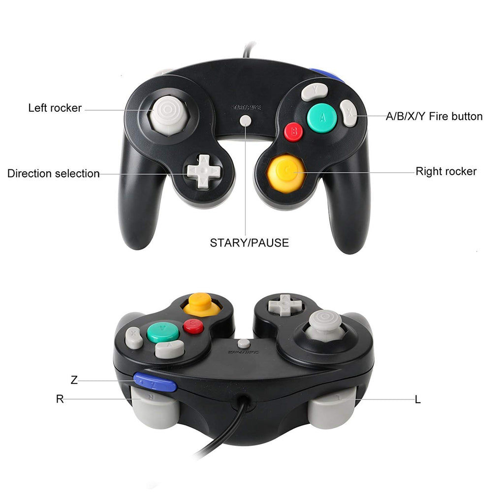 Wallpaper #y1ZJe5cBsd6xcFiEt9wL51 Gamecube Controller for Nintendo Wii and Gamecube 2 Packs