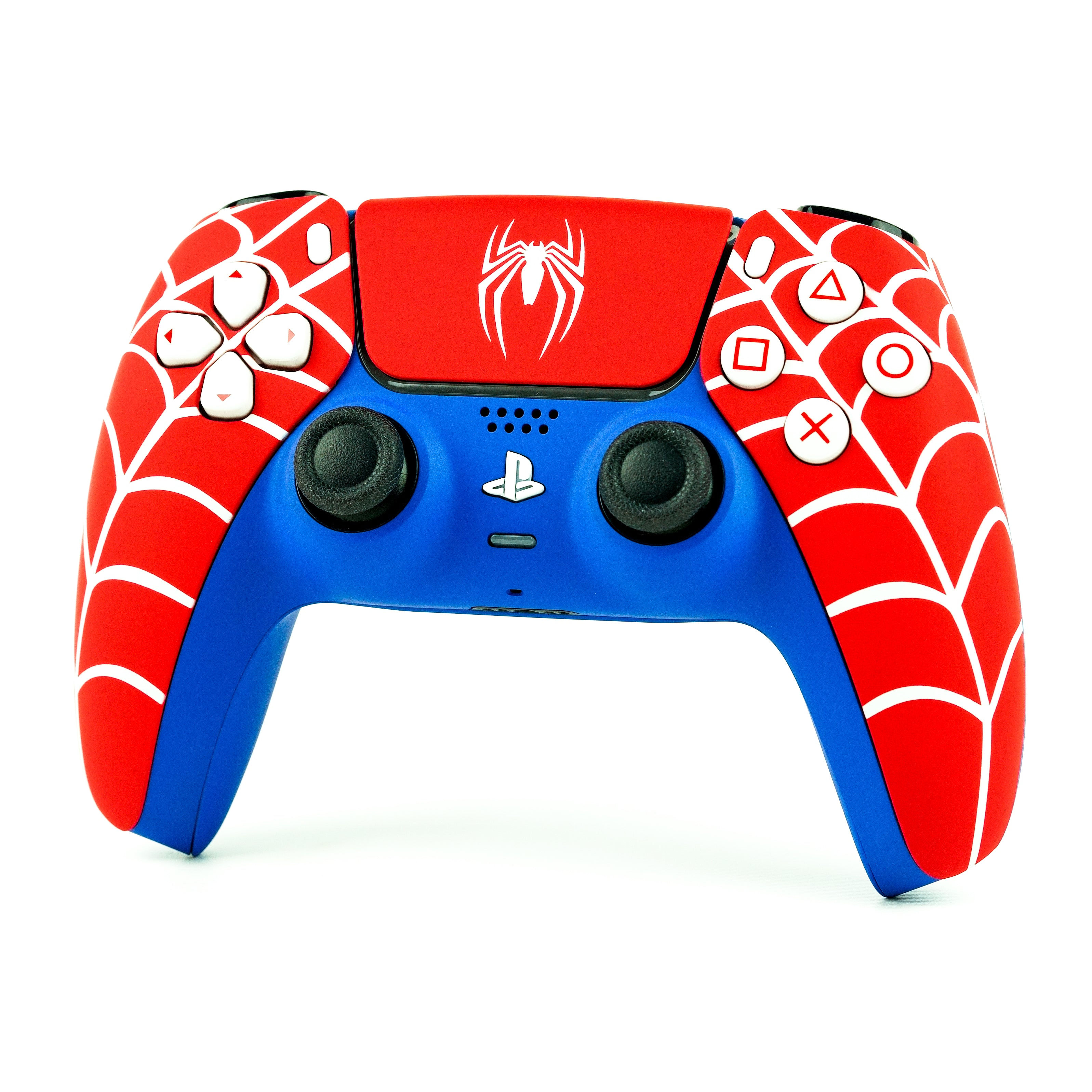 Wallpaper #O-pEV5MBlwTYPL18rBHC285 PS5 Retro Spider Man Controller Wht Laza Modz Llc
