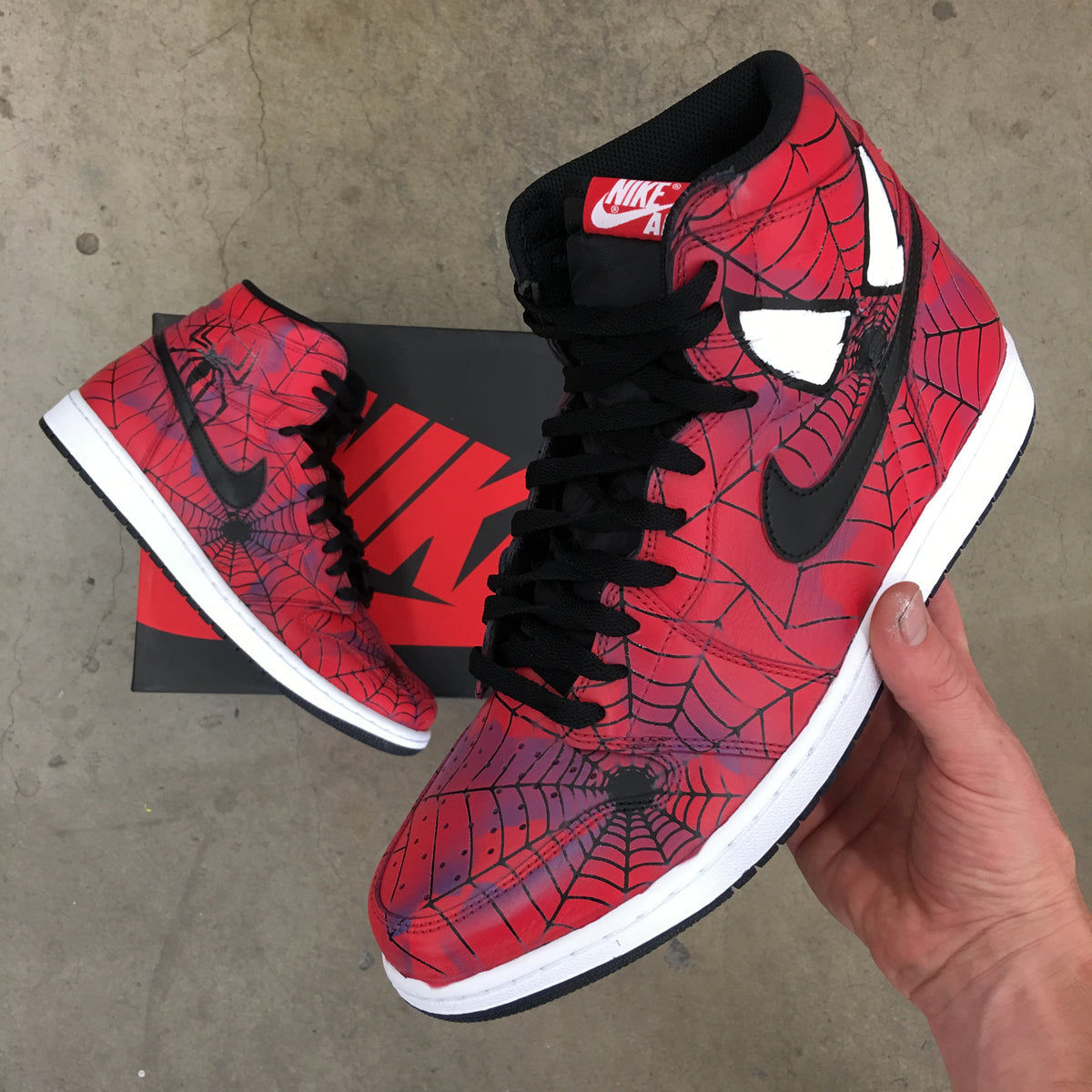 Wallpaper #74D73 Air Jordan 1 Retro High Og Spiderman Level Up